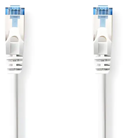 Nedis CAT6a bílý / Síťový kabel / S/FTP / RJ45 - RJ45 / 3 m