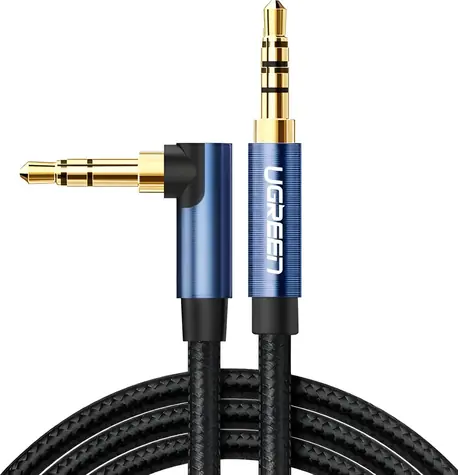 Ugreen 60180 černá / Kabel Jack 3,5 mm (M) - Jack 3,5 mm (M) / 1,5 m