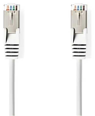 Nedis CAT6a S/FTP bílá / Síťový kabel / RJ45 - RJ45 / 7,5 m / PVC