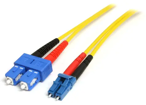 StarTech žlutá / Optický patch kabel / LC/SC / 10 m