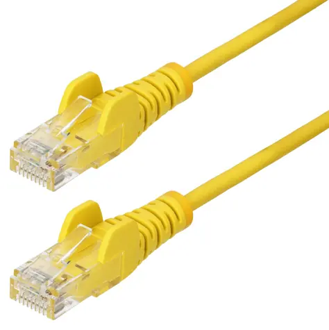StarTech CAT6 Slim žlutá / Síťový kabel / U/UTP / RJ-45 / 7 m / PoE