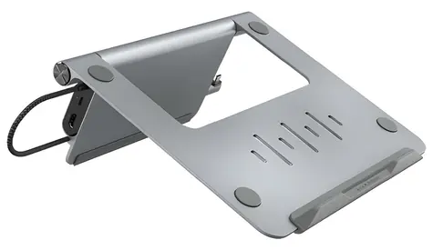 Adam Elements CASA Hub Stand šedá / USB-C hub a stojan na notebook / 5v1