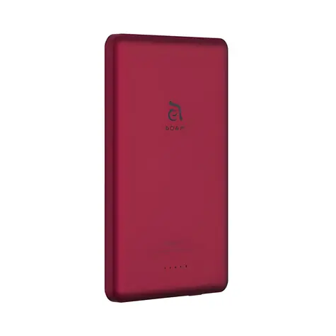 Adam Elements Gravity C5 červená / Powerbanka / Magnetické bezdrátové nabíjení / 5000 mAh
