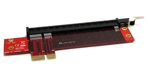 StarTech Adaptér prodloužení PCIe slotu červená / Příslušenství / PCIe