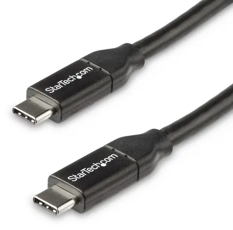 StarTech černá / Kabel USB-C / Power Delivery 5A / 0,5 m