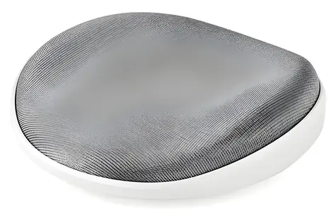 StarTech opěrka zápěstí stříbrná/bílá / Opěrka zápěstí / pěna, síťovina, plast / 142x170 mm