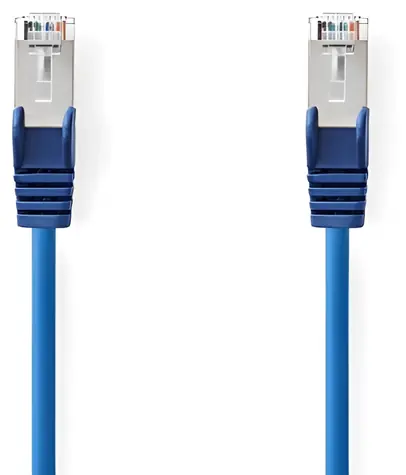 Nedis modrá / Patch kabel / CAT 5e / SF/UTP / RJ45-RJ45 / 3 m