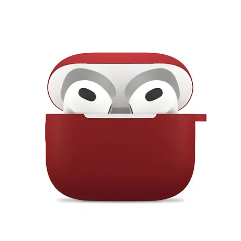 Next One Silicone Case červená / Pouzdro / pro Apple AirPods 3
