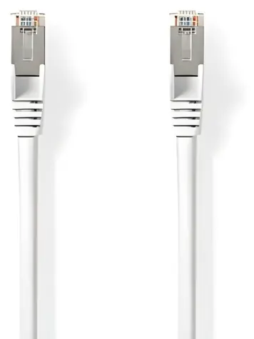 Nedis CAT8.1 S/FTP 2m bílá / Síťový kabel / RJ45 - RJ45 / LSZH
