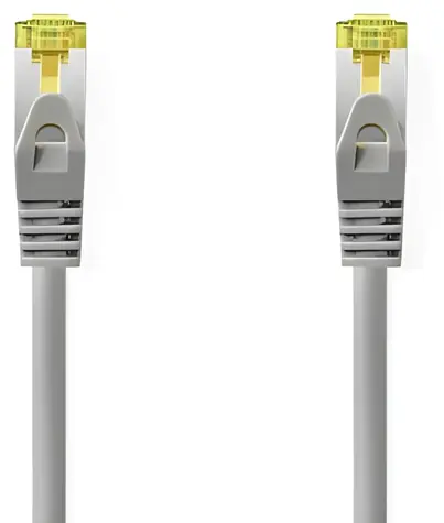 Nedis CAT8.1 S/FTP 0,25 m šedá / Patch kabel / RJ45-RJ45 / LSZH