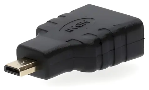 Nedis černá / Adaptér HDMI - micro HDMI / pozlacené konektory / přímý