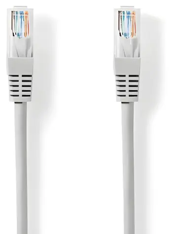 Nedis CAT5e U/UTP šedá / Síťový kabel / RJ45 - RJ45 / 15 m / PVC