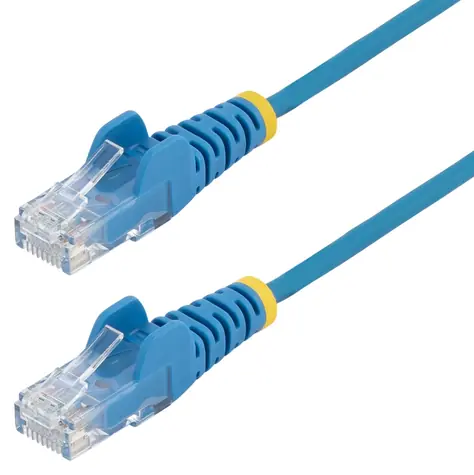 StarTech CAT6 Slim modrá / Síťový kabel / 10 m / RJ-45 / PoE / IEEE 802.3bt