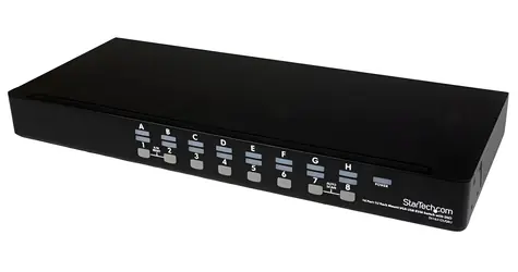 StarTech KVM switch 16 portů 1U / KVM switch / USB / 16 portů / 1920 × 1440 px / Rack 19”