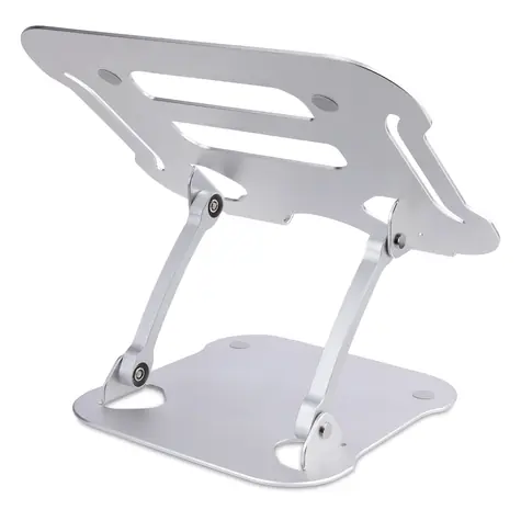 StarTech stříbrná / Stojan na notebook / hliníkový / nosnost 10 kg / nastavitelné popruhy