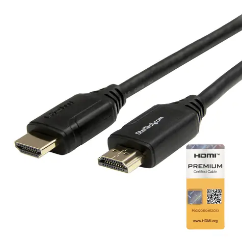 StarTech kabel HDMI 2.0 černá / Premium / HDR10 / 60 Hz / 1 m