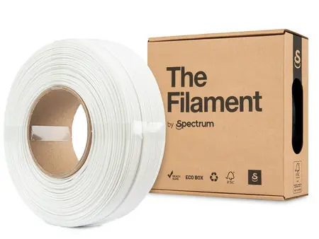 Spectrum The Filament PETG Lite bílá / Tisková struna / 1,75 mm / 1 kg / ReFill (bez cívky)