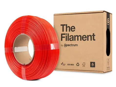 Spectrum The Filament ReFill PETG Lite červená / Filament / 1,75 mm / 1 kg