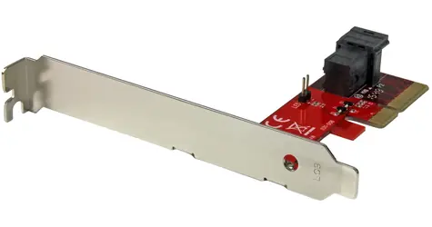 StarTech U.2 na PCIe červený / Adaptér / pro 2.5