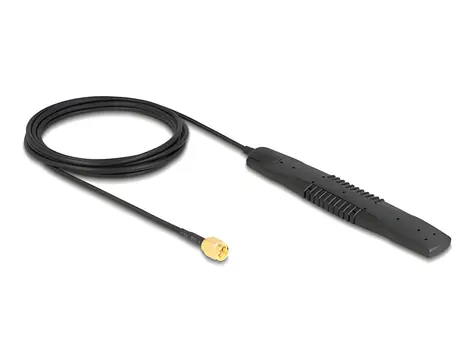 Delock černá / Anténa / SMA / všesměrová / 2,5 dBi / 5G LTE WLAN / 3 m
