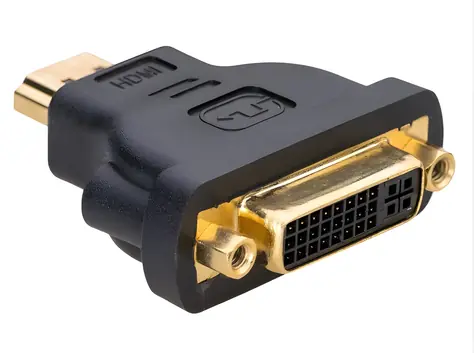 Akyga černá / Adaptér / DVI (F) - HDMI (M) / Duplex
