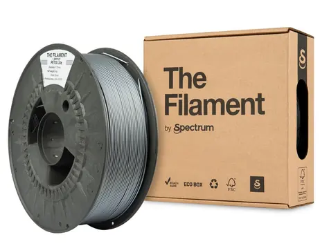 Spectrum The Filament PETG Lite stříbrná / Tisková struna / PETG / 1,75 mm / 1 kg