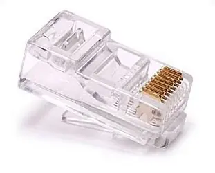 Digitus RJ45-8p8c / TP konektor / UTP / drát / Cat5 / 50µ