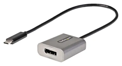 StarTech Adaptér USB-C na DisplayPort černá/šedá / Redukce / 8K/4K 60Hz / DisplayPort