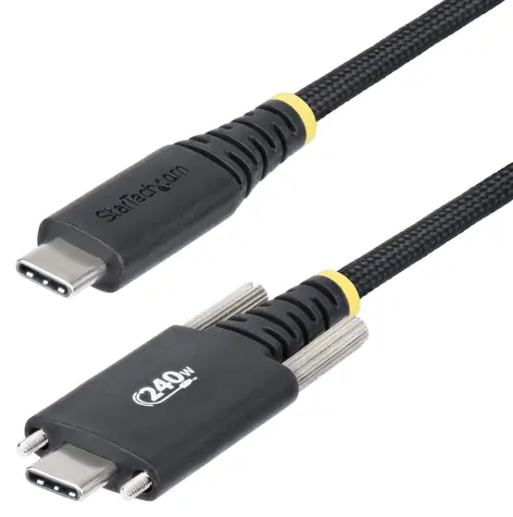 StarTech 240W černá / Nabíjecí kabel USB-C / 3 m / 48 V