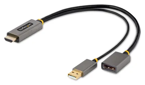 StarTech černá / Adaptér HDMI na DisplayPort / 4K 60 Hz