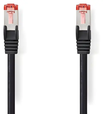 Nedis CAT6 7,5 m černá / Síťový kabel / S/FTP / LSZH