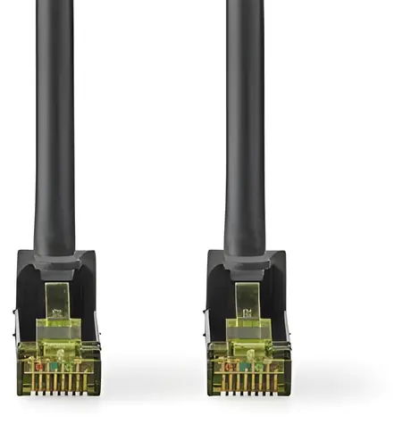 Nedis CAT7 černý / Síťový kabel / S/FTP / RJ45 - RJ45 / 3 m