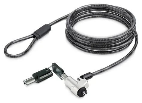 StarTech Cable Lock černá, stříbrná / Lankový zámek pro notebook / 2 m