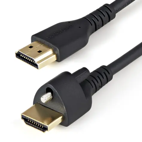 StarTech černá / HDMI kabel / se zajišťovacím šroubem / 1 m / 60 Hz