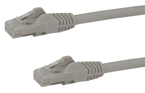 StarTech šedá / Patch kabel UTP CAT6 / 0,5 m / RJ-45 / PoE