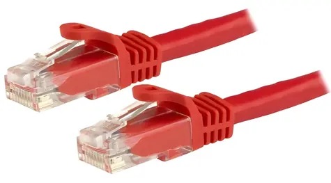 StarTech červená / Patch kabel Cat6 / RJ-45 / PoE / 3 m