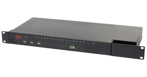 APC KVM 2G / KVM přepínač / Digital IP / 1 vzdálený a 1 lokální uživatel / 16 portů / Virtual Media