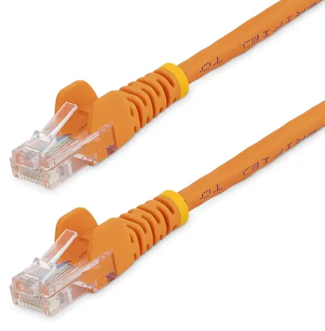 StarTech oranžová / Patch kabel / UTP Cat5e / RJ-45 / 0,5 m / PoE