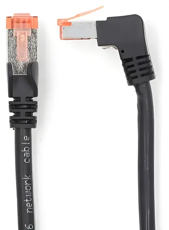 Nedis CAT6 1m černá / Patch kabel / RJ45 - RJ45 / SF/UTP / LSZH