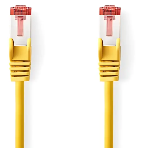 Nedis CAT6 S/FTP 0.5 m žlutá / Patch kabel / RJ45 - RJ45 / LSZH