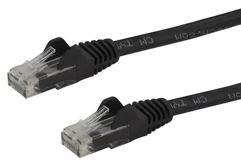 StarTech CAT6 Snagless černá / Patch kabel / UTP / 15 m / RJ-45 / PoE