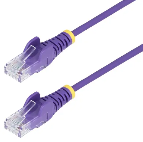 StarTech CAT6 Slim purpurová / Síťový kabel / U/UTP / RJ-45 / 7 m / PVC