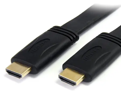 StarTech kabel HDMI plochý černá / Kabel HDMI / HDMI - HDMI / s Ethernetem / 1,8m