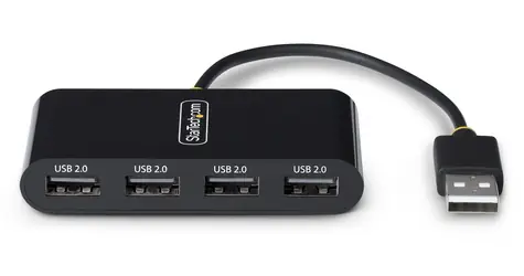 StarTech ST4200MINI2-USB-HUB / USB hub / 4 porty / USB 2.0 / černá