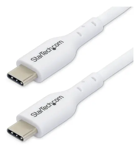 StarTech USB-C na USB-C bílá / Nabíjecí kabel / 60W Power Delivery / 2 m
