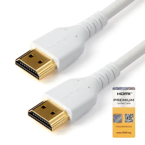 StarTech bílá / HDMI kabel / 1 m / High Speed / HDR10 / 60 Hz