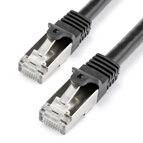 StarTech Cat6 SFTP černá / Patch kabel / 1 m / RJ-45 / PoE