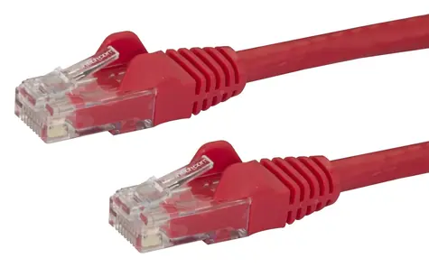 StarTech červená / Patch kabel UTP CAT6 / 0,5 m / RJ-45 / PoE