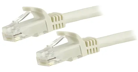 StarTech CAT6 Snagless bílý / Patch kabel / 1,5 m / RJ-45 / PoE / 24 AWG