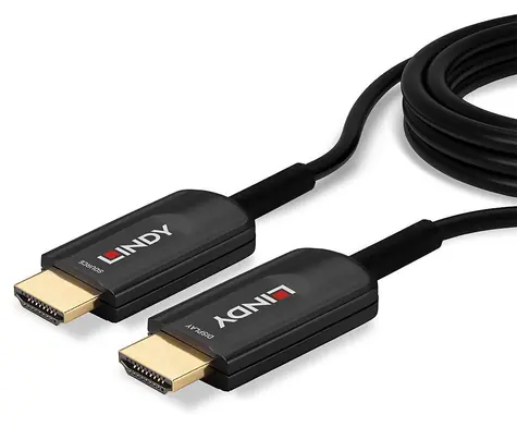 Lindy Fibre Optic Hybrid Ultra High Speed / HDMI kabel / HDMI 2.1 / 48 Gbit/s / 15 m